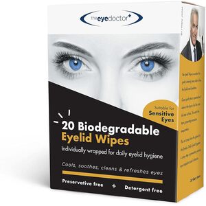 Eyelid Cleansing Wipes for Dry Eye Blepharitis and MGD - White / 200 by The Eye Doctor