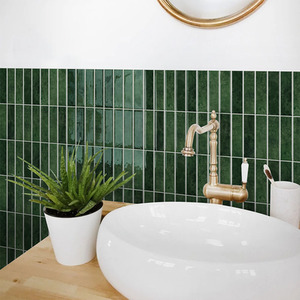 Livingandhome Set of 10 Self-Adhesive Wall Tile Stickers by Livingandhome