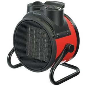 Draper PTC Electric Space Heater - Red/black by Draper