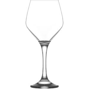 Ella Red Wine Glasses - 440ml - Pack of 6 - Clear by LAV