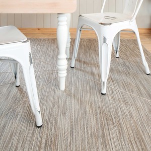 Beige Distressed Textured Flatweave Indoor Outdoor Weatherproof Rug by The Rug House