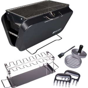 Valiant Portable BBQ and Accessory Kit - Black by Valiant