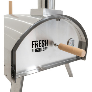 Fresh Grills Premium Outdoor Pizza Oven - Silver by Fresh Grills
