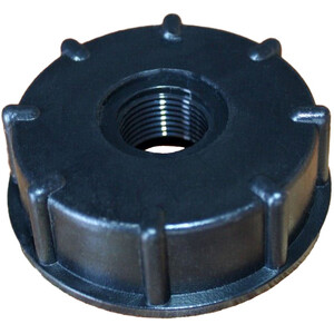 IBC S60x6 (2 inch) Female to 0.5 inch BSP female - Black by DNA PACKAGING LTD