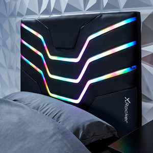 X Rocker Cosmos RGB Single Gaming Bed in a Box with LED Lighting - Black by X Rocker