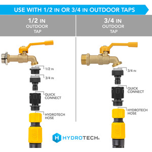 Premium Burst Proof Expandable Hose - Yellow by Hydrotech