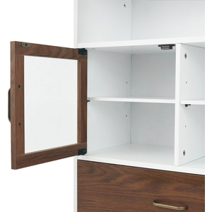 Teamson Home Tyler Wooden Bathroom Free Standing Cabinet EHF-F0010 - White by Teamson Home