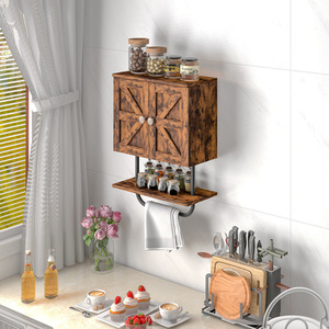 Bathroom Wall-Mounted Cabinet by Costway