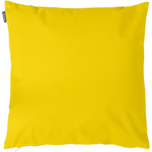 Lemon Leaf Print Indoor and Outdoor Cushion - Yellow by icon