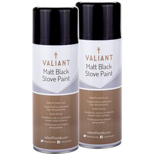 Heat Resistant Restoration Spray Paint for Stoves and BBQs Matte Finish by Valiant