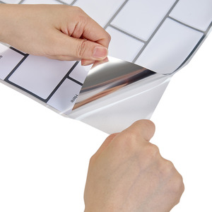 10Pcs Marble Effect Tile Stickers by Livingandhome