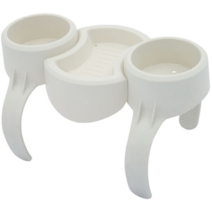 Lay-Z-Spa Hot Tub Drinks and Food Holder Inflatable Spa Accessory - Cream by Samuel Alexander