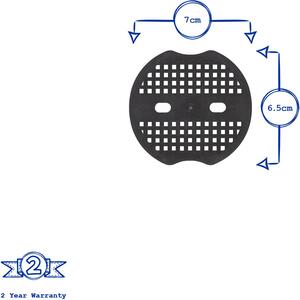 Weed Membrane Peg Plates - 7cm - Pack of 20 - Black by Harbour Housewares