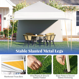 GAINOOM Pop up Canopy Tent - White by GAINOOM