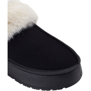 Enclosed Wool Slippers with Non-Slip Sole by komore