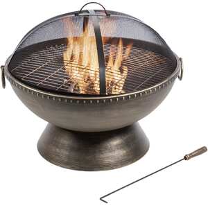 Teamson Home Garden Large Wood Burning Fire Pit - Brown by Teamson Home
