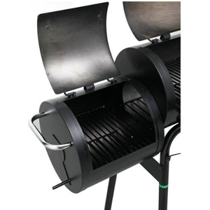 Offset BBQ Smoker Charcoal Pit Barrel Tepro - Black by Tepro