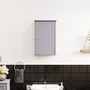 Grey Priano Wall Cabinet - Grey by Vida Designs