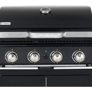 Mayfield 4 Burner Gas Barbecue - Black by Tepro