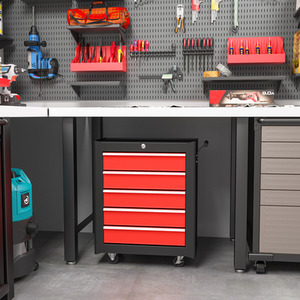 HOMCOM 5 Drawer Tool Storage Cabinet by HOMCOM