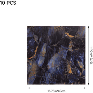 Livingandhome 10pcs Self-Adhesive PVC Wall Stickers by Livingandhome