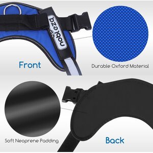 Dog Reflective Adjustable No-Pull Dog Vest Harness by Nobleza