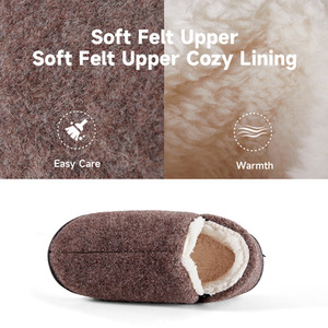 Anti-Slip Fluffy Cotton Warm Slippers by komore