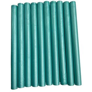 Pack of 10 Ocean Blue Shimmer Wax Sticks - Blue by Syntego