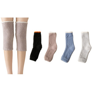 Winter Fluffy Leg Warmer - Black by n/a