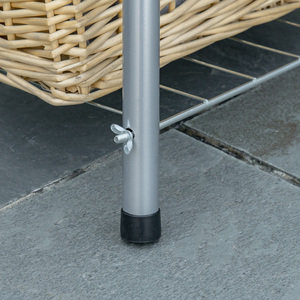 Outsunny BBQ Charcoal Smoker Grill - Black by Outsunny