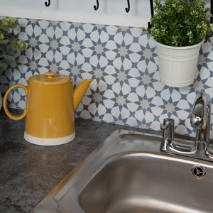 Quadrostyle AGADIR GREY Wall Tile and Furniture Vinyl Stickers by Quadrostyle