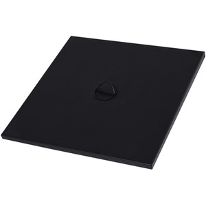 Outsunny Rattan Fire Pit Gas Burner Patio Heater - Brown Wicker, Black Frame by Outsunny