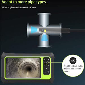 1080P Endoscope Camera with 4.3 Inch LCD - Black / 2m