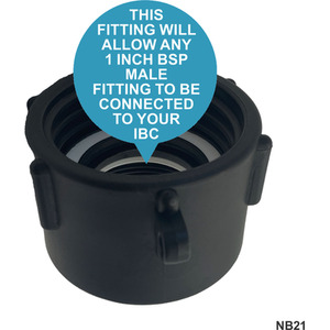 IBC S60x6 (2 inch) Female to (2 inch) BSP Female by DNA PACKAGING LTD