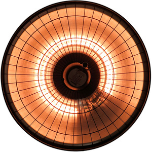 Outsunny Adjustable Power Infrared Halogen Electric Light Heater - Black by Outsunny