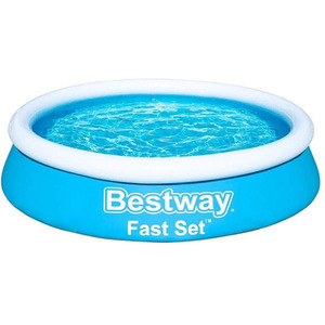 Bestway Fast Set Family Paddling Pool - Light Blue by Bestway