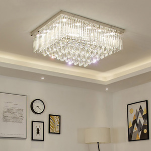 Modern Crystal LED Flush Ceiling Light Chandelier by WDW