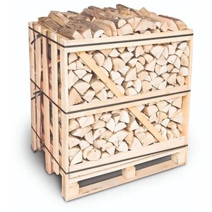 Ready to Burn Small Crate Kiln Dried Firewood - Brown by UK Firewood logs