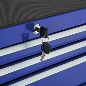 Tool Chest with 7 Drawers - Blue by tectake
