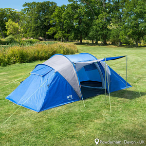 Hartland 4 Person Family Tent - Blue by Trail