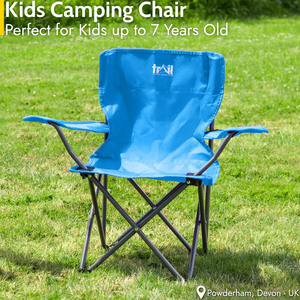 Kids Lightweight Camping Chair - Blue by Trail