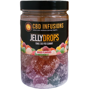 CBD Infusions - Vegan Jelly Drops (10mg each) - Neutral by Whittlestons