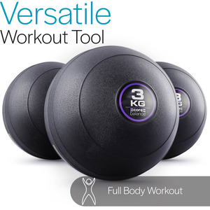 Medicine Slam Ball - Black / 3kg by Core Balance