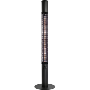 Field and Flame Carmanah 1500W Electric Patio Heater in Black - Black by Field and Flame