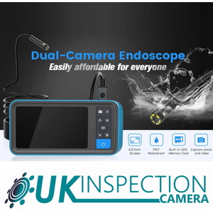 8mm Dual Lens Cavity Camera and Endoscope by UK Inspection Camera