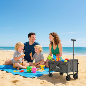Outsunny 41L Festival Trolley on Wheels - Grey by Outsunny