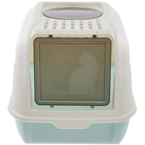 Kidkid Large Top Entry Cat Litter Box with Hood and Scoop by Kidkid