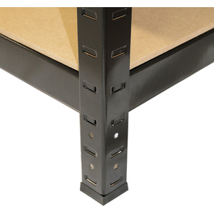 5 x T-RAX Black Metal Racking Units 75cm x 150cm x 30cm - Black by Monster Racking