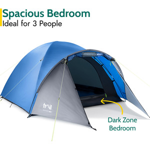Bracken 3 Person Tent - Blue by Trail