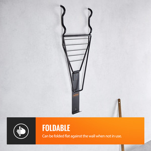 Wall Mount Bike Rack - Black by VonHaus